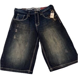 Evolution In Design Men’s Denim Shorts Size 34 New With Tags
